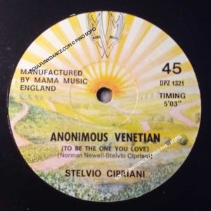 ANONIMOUS VENETIAN ( to be the one you love )
