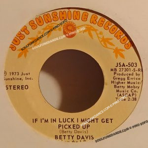 IF I'M IN LUCK I MIGHT GET PICKED UP/ STEPPIN IN HER I. MILLER SHOES