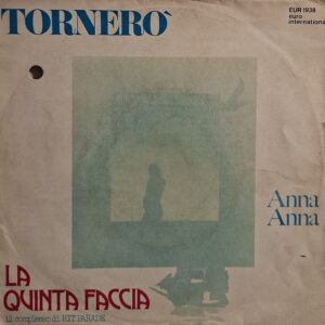 TORNERO' / ANNA ANNA  ( Only Cover )
