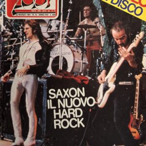 SETTIMANALE CIAO 2001 | ANNO 1981- N° 12 / 22 Marzo 1981 ( intervista Phil Collins, Leroy Jenkins, Art Blakey, Jackson Brown, Billy Joel, Rage, Edoardo De Angelis, Warren Zevon, LIO, etc. )