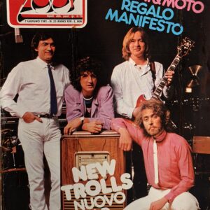SETTIMANALE CIAO 2001 | ANNO 1981- N° 23 / 7 Giugno 1981 ( Spandau Ballet, A Certain Ratio, Black Sabbath, 9Below Zero, nuovo LP Vasco Rossi, YES, Eagles, Rolling Stones, etc. )