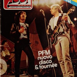 SETTIMANALE CIAO 2001 | ANNO 1981- N° 31 / 2 Agosto1981 ( Mike Oldfield, Assemblea di cantautori, chitarristi rock, Elvis Costello, Santana, Jackson 5, Undertones, etc. )