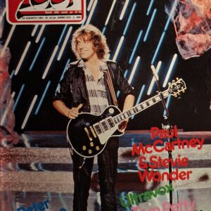 SETTIMANALE CIAO 2001 | ANNO 1981- N° 33-34 / 23 Agosto1981 ( Pat Benatar, Ultravox, Neil Young, Mark Knopfler, B. Springsteen, Jean Michel Jarre, Franco Simone, The Bureau, etc. )