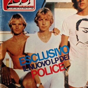 SETTIMANALE CIAO 2001 | ANNO 1981- N° 39 / 27 Settembre1981 ( Cat Stevens, Fabrizio De Andre' & Massimo Bubola, Count Basie, Hard Rock, Pino Daniele, Enzo Jannacci, Roberta D'Angelo, etc. )