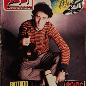 SETTIMANALE CIAO 2001 | ANNO 1982- N° 4 / 24 GENNAIO 1982 ( AC/DC nuovo LP, Paul McCartney, David Crosby, Suoni d'America, speciale classifiche 1981, Steve Miller, John Martin, Joan Armatrading, etc. )