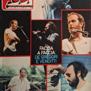 SETTIMANALE CIAO 2001 | ANNO 1982- N° 45 / 7 Novembre 1982 ( Iggy Pop, Bruce Springsteen, Garbo, P. Marras, kim & the Cadillacs, Telephone, Aretha Franklin, Diana Ross, Pointer Sisters, etc. )