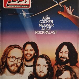 SETTIMANALE CIAO 2001 | ANNO 1982- N° 46 / 14 Novembre 1982 ( John Hiatt, Art Ensemble of Chicago, Joe Cocker, Alice, Asia, Randy Meisner, Massimo Bubola, etc. )