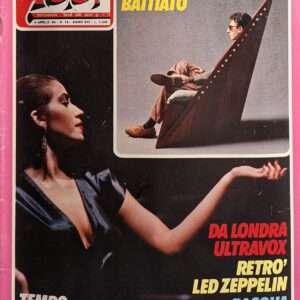 SETTIMANALE CIAO 2001 | Anno 1984 - N° 14- 8 Aprile 1984 ( Willy De Ville, RE-flex, Marilyn, Ultravox, Ian Anderson, Style Council, Krisma, Weather Report, Aztec Camera, etc. )