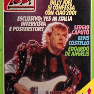 SETTIMANALE CIAO 2001 | ANNO 1984- N° 29- 22 LUGLIO 1984 ( Sergio Caputo, YES, Twisted Sister, Snowy White, Volpini Volanti, rubriche ed articoli vari, etc. )