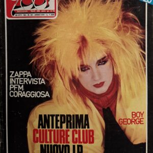 SETTIMANALE CIAO 2001 | ANNO 1984- N° 43- 28 OTTOBRE 1984 ( Tina Turner, Roger Hodgson, F. Zappa, PFM, Motley Crue, Frida, Barry Gibb, Telephone, etc. )