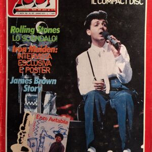 SETTIMANALE CIAO 2001 | ANNO 1984- N° 45- 11 NOVEMBRE 1984 ( Iron Maiden intervista, James Brown, Enzo Avitabile, Tom Verlaine, Jethro Tull, Ginger Baker, Malcolm Mc Laren, etc. )